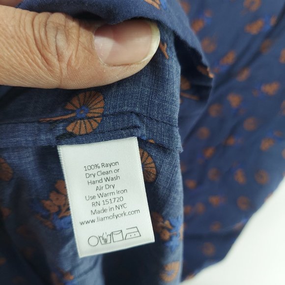 Liam Of York tunic blue Dress size S - Picture 7 of 8